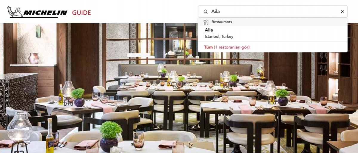 Michelin Guide Önerisi: Aila Restaurant - Kemal Can Yurttaş