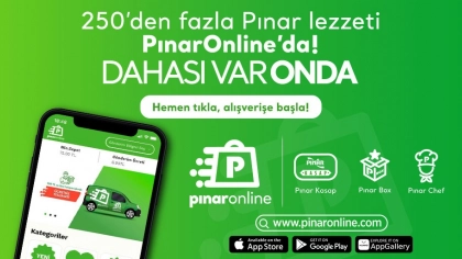 Pınar Ürünleri Bir Tıkla Kapınızda!