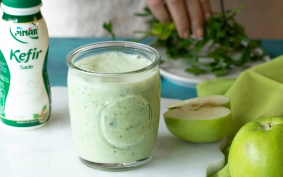 Kefirli Yeşil Smoothie Tarifi