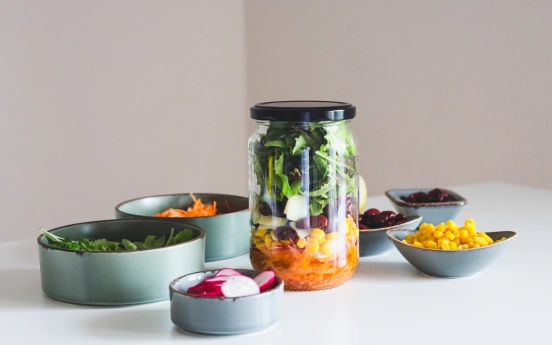 Kavanozda Salata Tarifi