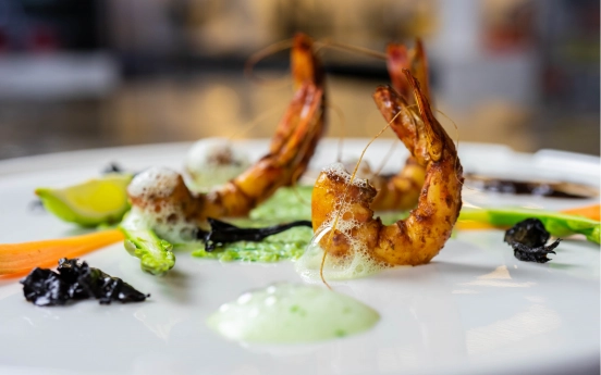 Edamame Püreli Izgara Jumbo Karides Tarifi