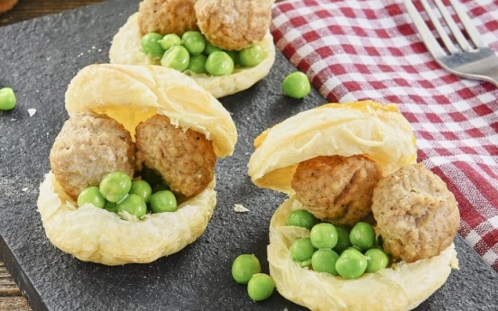 Milföy Kabında Misket Köfte Tarifi