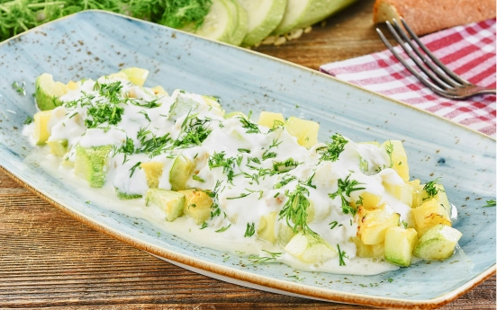 Buğdaylı Yoğurtlu Kabak Tarifi