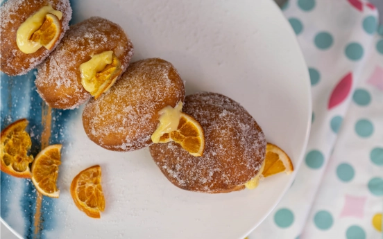 Portakal Kremalı Berliner Tarifi