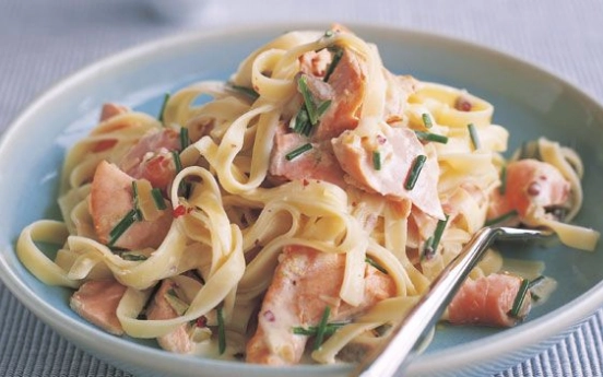 Somonlu Fettuccine Tarifi