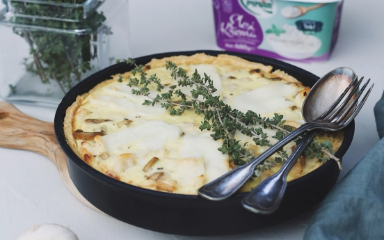 Tavuklu Mantarlı Kiş Tarifi