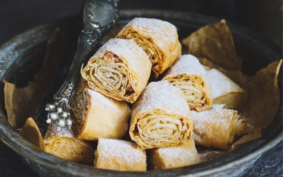 Cevizli Tahinli Kuru Baklava Tarifi