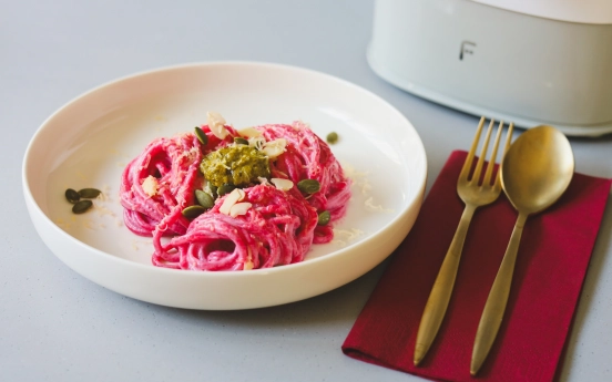 Sevgililer Gününe Özel Pembe Makarna Tarifi