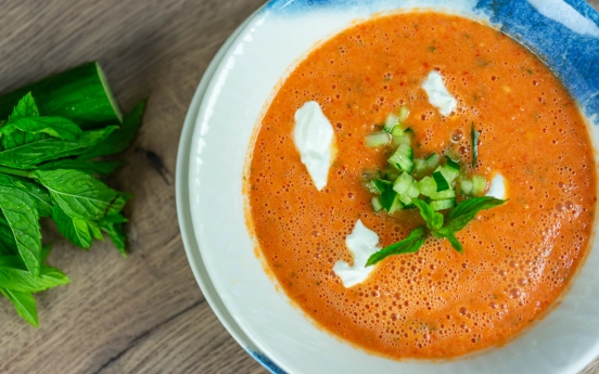 Soğuk Naneli Kapya Biber Çorbası Tarifi