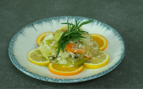 Portakallı ve Zeytinyağlı Pırasa Tarifi