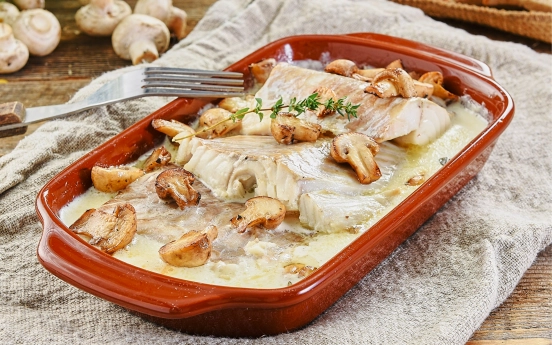 Kremalı Mantarlı Mezgit Tarifi