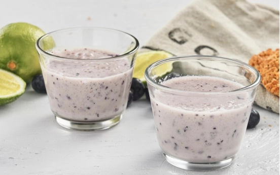 Lime ve Yaban Mersinli Sütlü Smoothie Tarifi