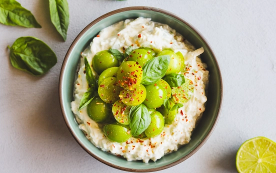 Yoğurtlu Yeşil Erik Mezesi Tarifi