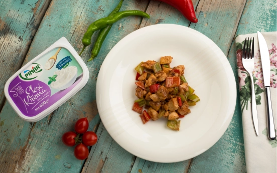 Renkli Biberli Piliç Sote Tarifi