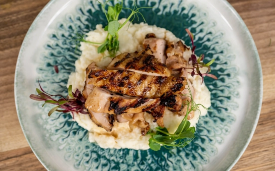 Izgara Tavuklu Karnabahar Püresi Tarifi