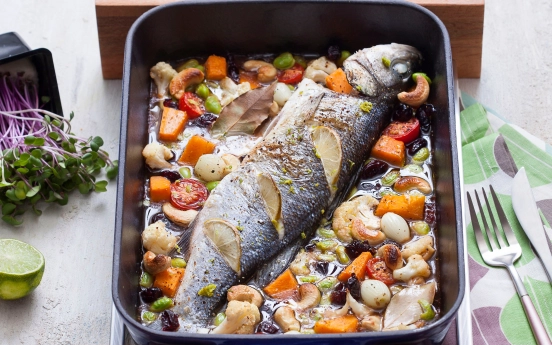 Fırında Sebzeli Levrek Tarifi