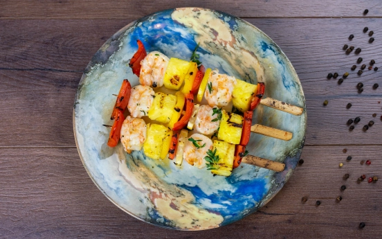 Ananaslı Karides Şiş Tarifi