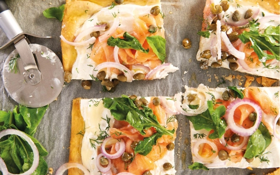 Somon Fümeli Pizza Tarifi