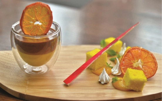 Mandalinalı ve Çikolatalı Muhallebi Tarifi