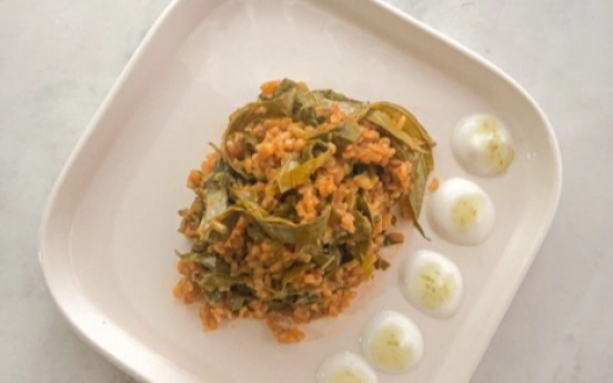 Asma Yapraklı Bulgur Pilavı Tarifi