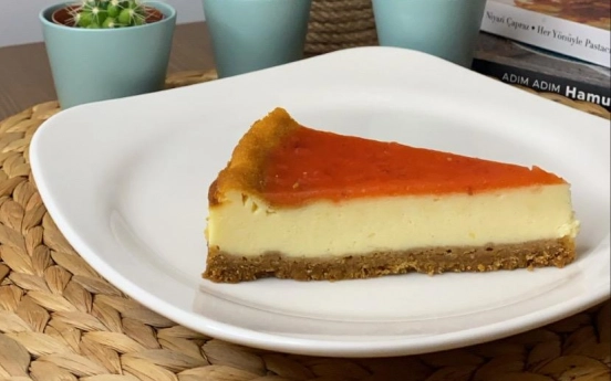 Kahveli Çilekli Cheesecake Tarifi