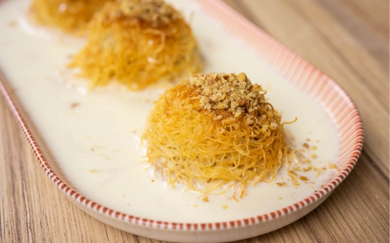 Sütlü Cevizli Kadayıf Tatlısı Tarifi