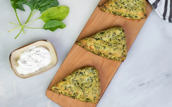 Ispanaklı Peynirli Scones Tarifi