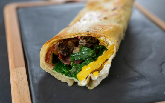 Kuzu Göbeği Mantarlı Dürüm Tarifi