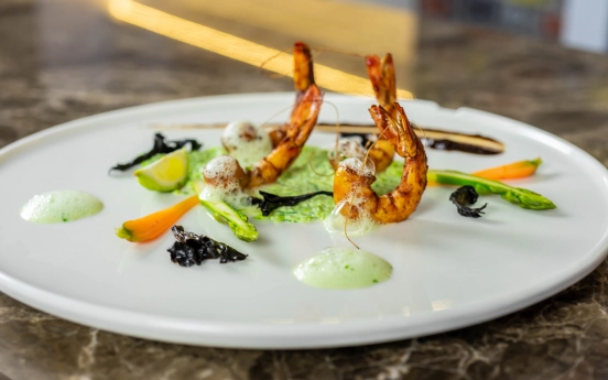 Edamame Püreli Izgara Jumbo Karides Tarifi