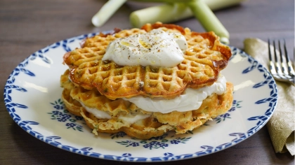 Glütensiz Tuzlu Waffle Tarifi