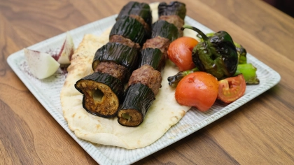Şişte Patlıcan Kebabı Tarifi