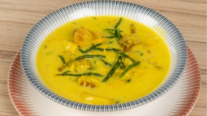 Deniz Börülceli ve Zerdeçallı Deniz Mahsulleri Çorbası Tarifi