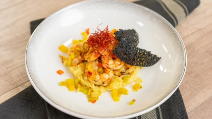 Karidesli Arpa Şehriye Risotto Tarifi