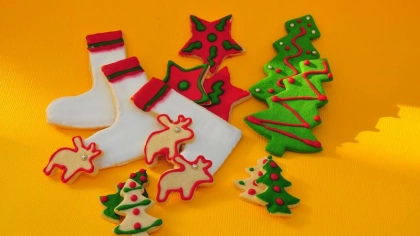 Renkli Çam Ağacı Kurabiye Tarifi