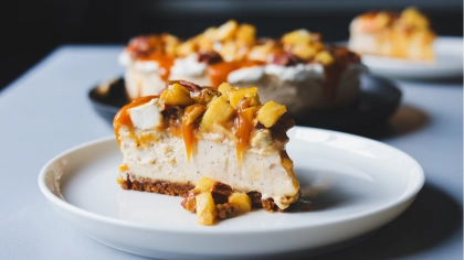 Elmalı Cevizli Cheesecake Tarifi