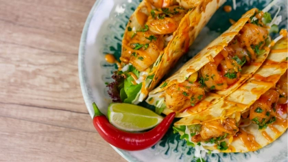 Karidesli Taco Tarifi