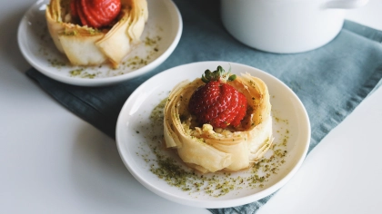 Mini Baklava Cheesecake Tarifi