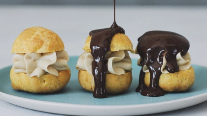 Kahve Kremalı Profiterol Tarifi
