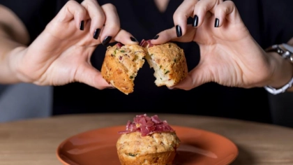 Ekşi Kremalı Tuzlu Muffin Tarifi