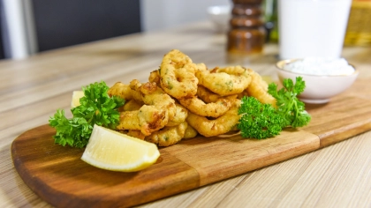 Taze Baharatlı Kalamar Tempura Tarifi