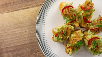 Karamelize Soğanlı İç Bakla Ezmesi Tarifi