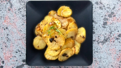 Siyah Sarımsaklı Patates Tarifi