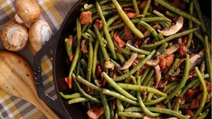 Mantarlı Taze Börülce Yemeği Tarifi