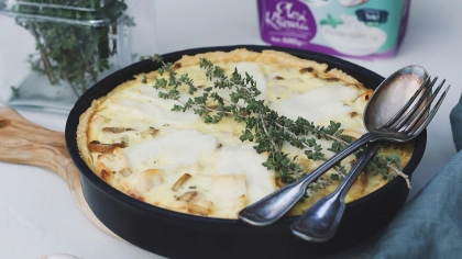 Tavuklu Mantarlı Kiş Tarifi