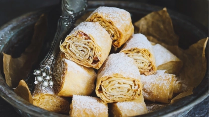 Cevizli Tahinli Kuru Baklava Tarifi