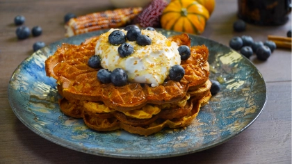 Bal Kabaklı Tarçınlı Waffle Tarifi