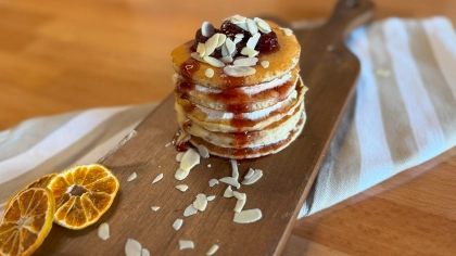 Protein Sütlü Pancake Tarifi