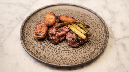 Kuşkonmazlı Izgara Bonfile Tarifi