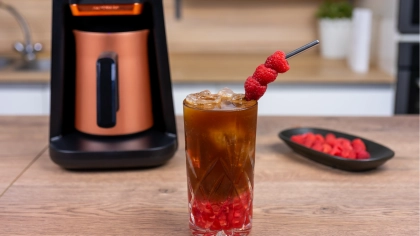 Ahududulu Sodalı Soğuk Türk Kahvesi Tarifi