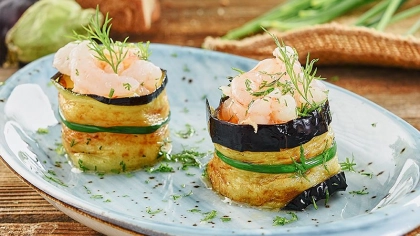 Patlıcanlı Karides Tarifi